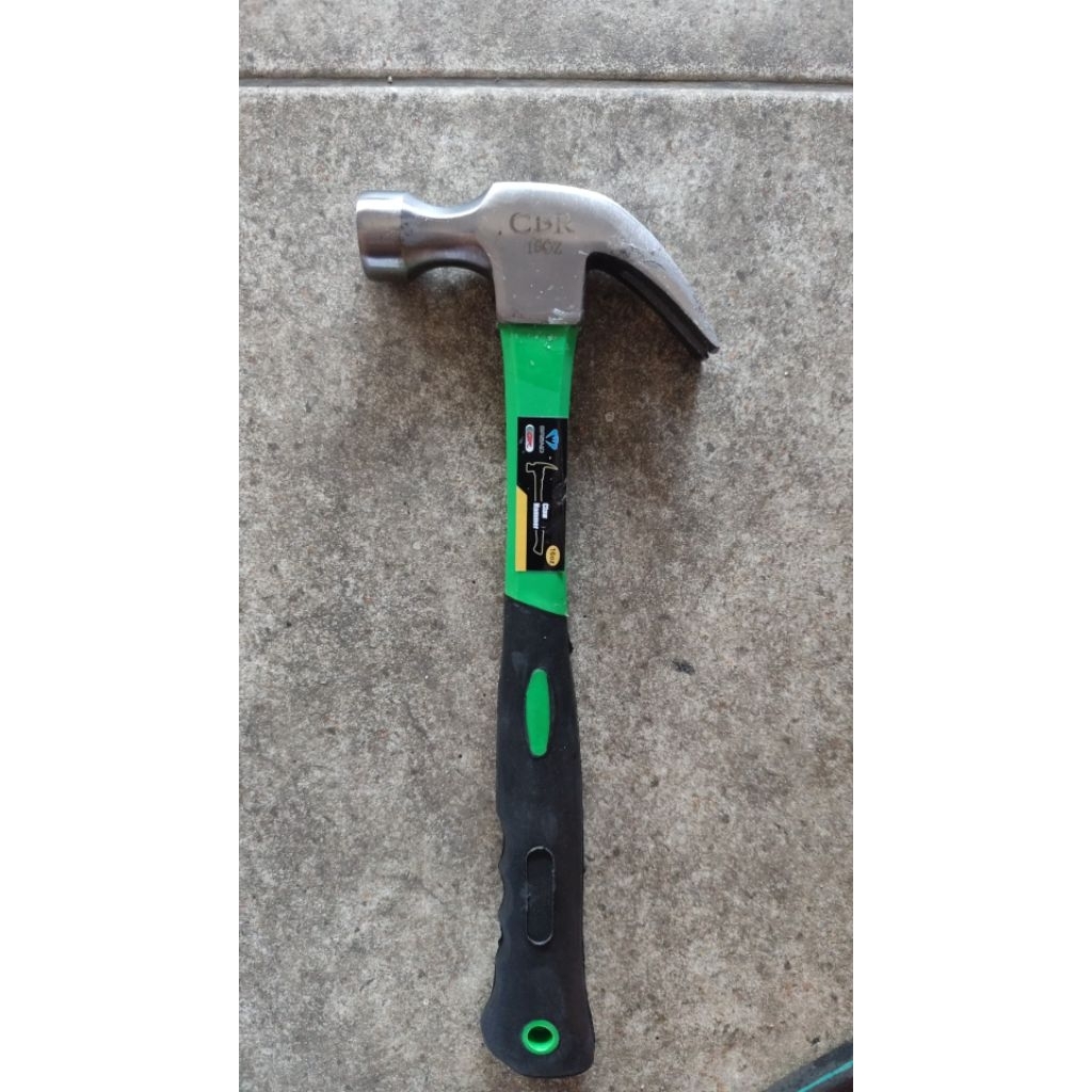 Palu Kambing Gagang Fiber 8oz 12oz 16oz  / Palu Kambing Polos Gagang Fiber