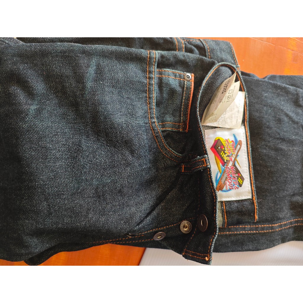 celana panjang naked&famous x street fighter blanca