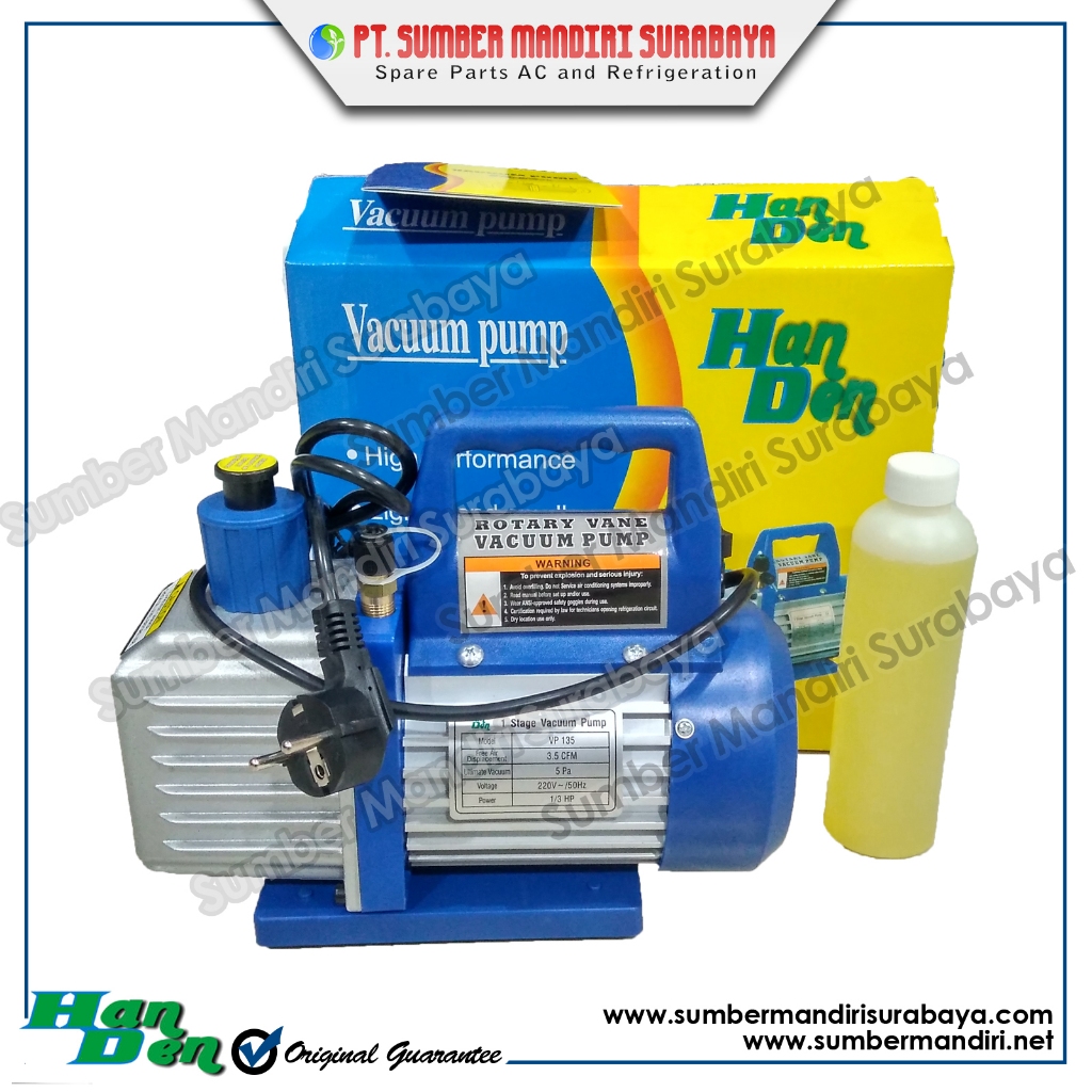 VACUUM PUMP HANDEN VP 135 - 1/3 PK