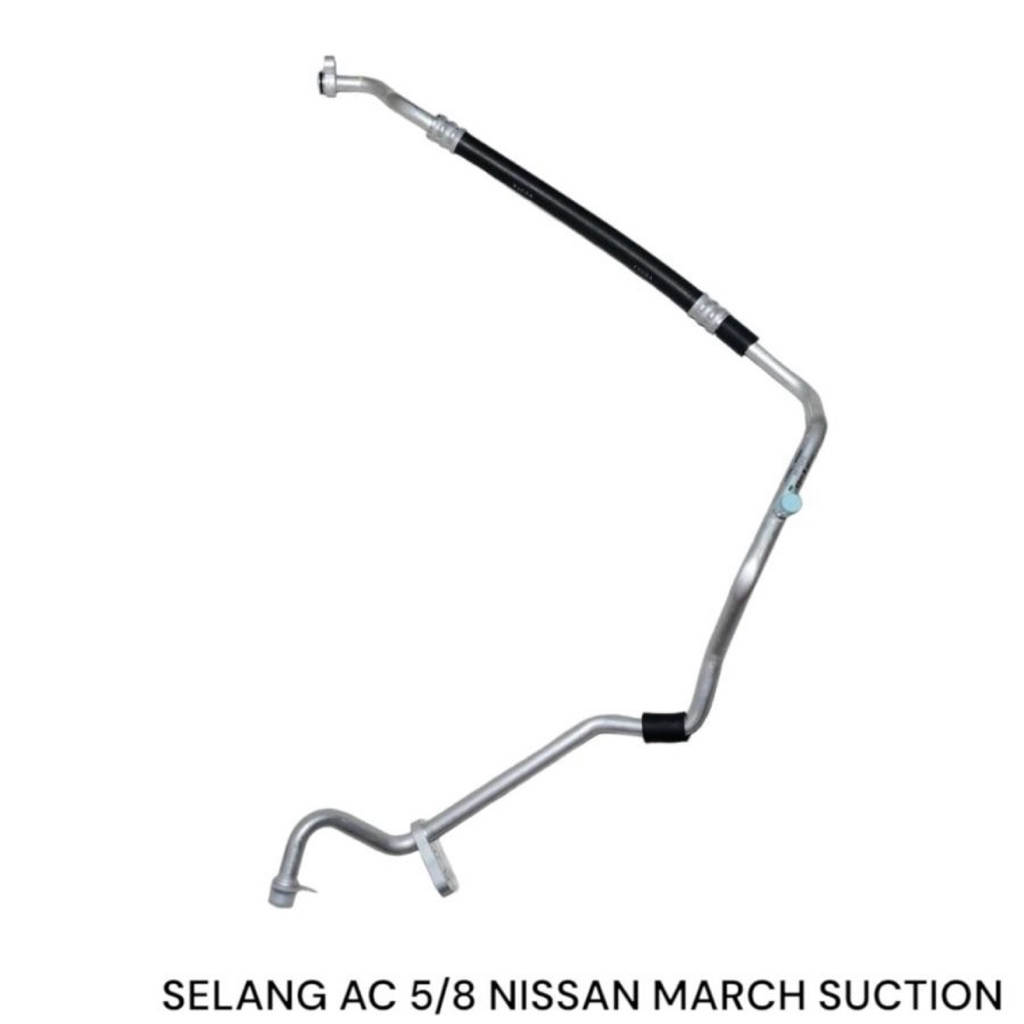 Selang ac mobil NISSAN MARCH 5/8 SUCTION original sanden