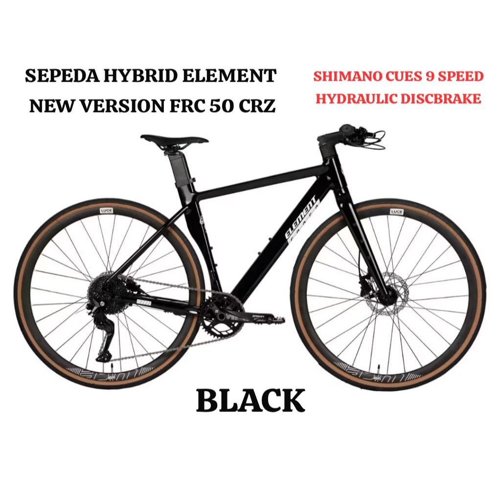 batam only Sepeda Road Bike MTB HYBRID 700C ELEMENT FRC 50 CRZ