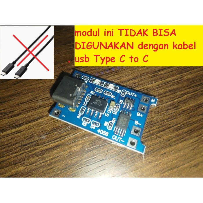 TP4056 Modul Charger Battery 18650 Output 1A