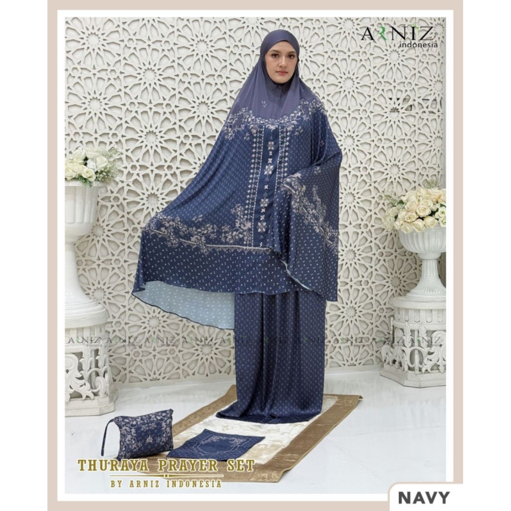 Thuraya Mukena Prayer Set By Arniz Collection Terbaru Edisi Lebaran 2026