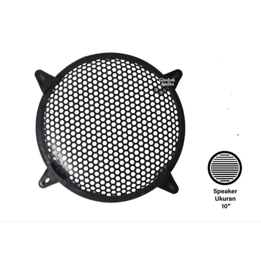 grill speaker besi hexagon 10 inch tutup speker 10in tutup salon 10" ram speaker 10inci besi high qu