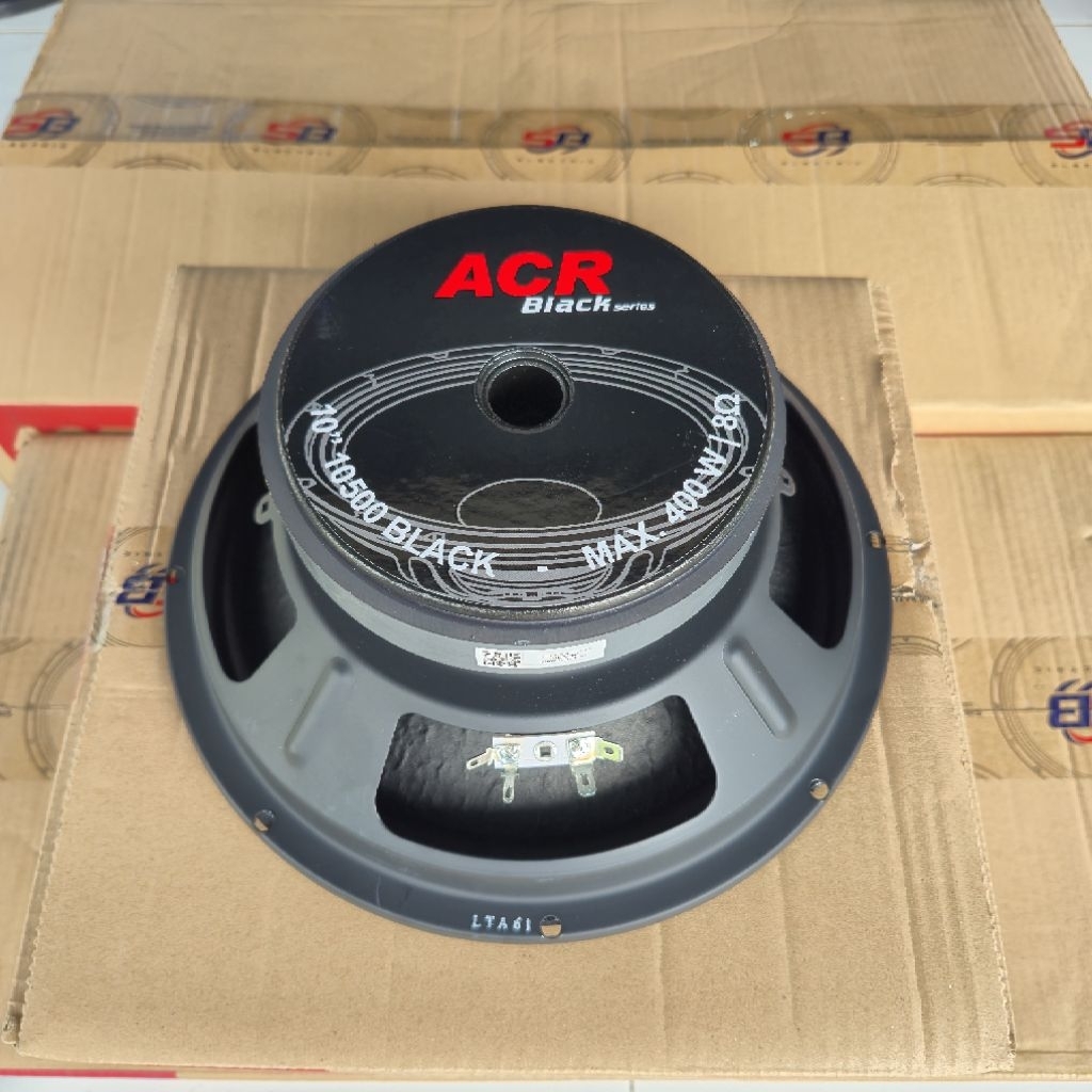 Speaker ACR 10 Inch 10500 Black Woofer Maximal Power 400 Watt Impedance 8 Ohm
