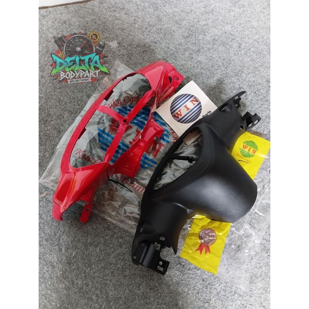 BATOK DEPAN-BELAKANG SET MIO SPORTY MERAH (WIN)