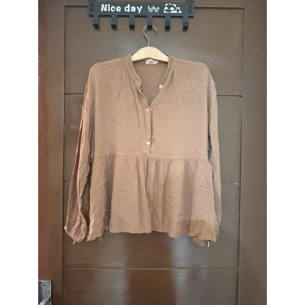 PRELOVED BLOUSE COKLAT