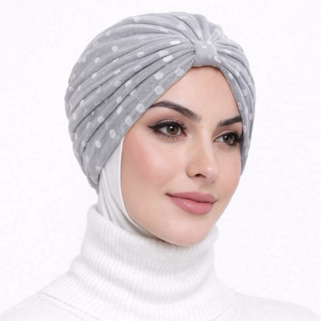 Turban Pesta Instan Tile dot
