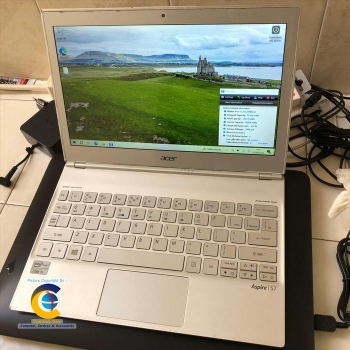 Laptop Bisnis Business Ultrabook 11 inch | Acer Aspire S7 191 / S7-191 Intel Core i5 Gen 3 11" | Mil