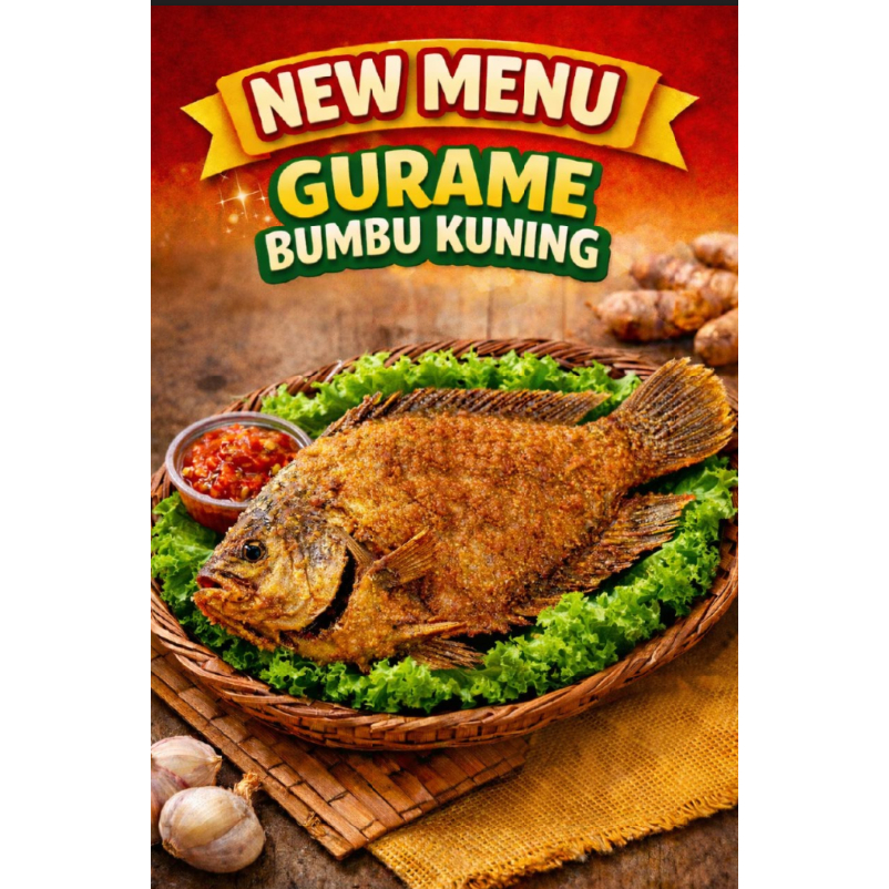 FROZEN FOOD IKAN GURAME BUMBU KUNING SIAP GORENG