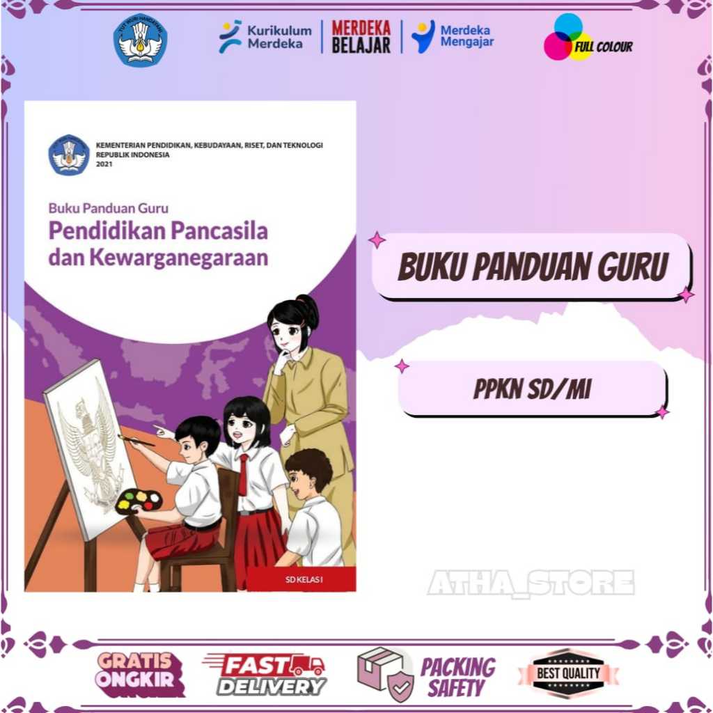 BUKU GURU PKN KURIKULUM PENGGERAK-MERDEKA KELAS 1 SD/MI