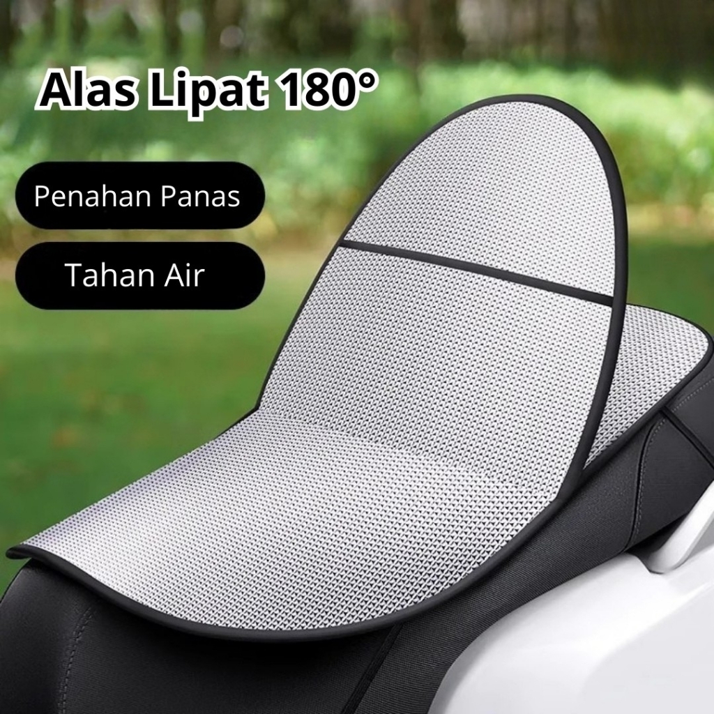 Sarung Jok Motor Anti Panas Anti Air Anti Debu Aluminium Foil | Cover Jok Motor Isolasi Panas Anti D