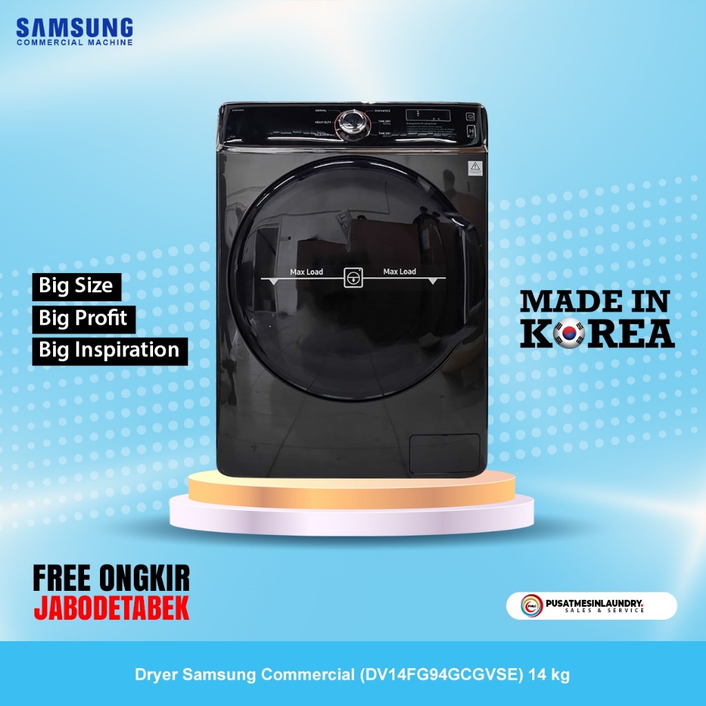 Dryer Samsung 14 Kg Commercial Laundry, Heavy Duty, Mesin Pengering Samsung