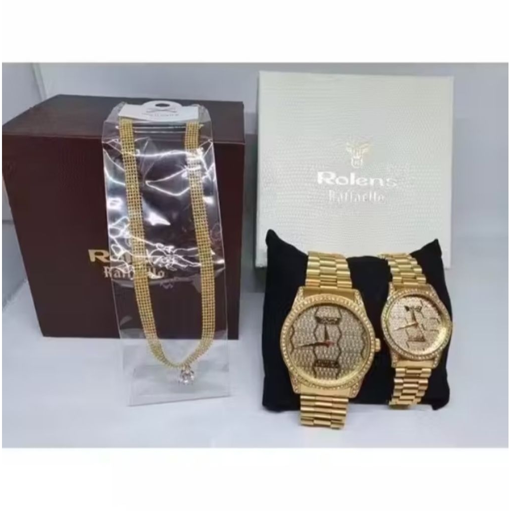 jam tangan couple rolens Raffaello