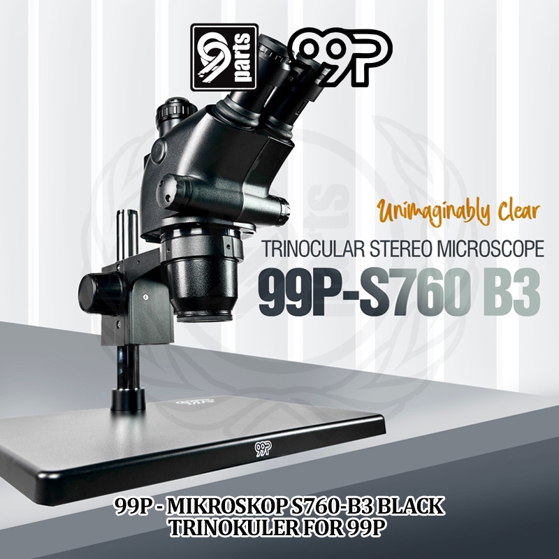 99P - Mikroskop Trinokuler S760-B3 Black for 99P / Microscope Stereo Trinocular S760 Alas B3 for 99P