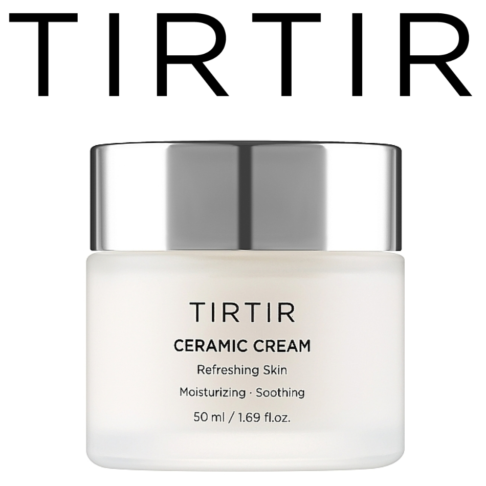 TIRTIR CERAMIC CREAM Refreshing Skin 50ml (Pelembab Wajah - Moisturizing & Soothing) Original Korea 