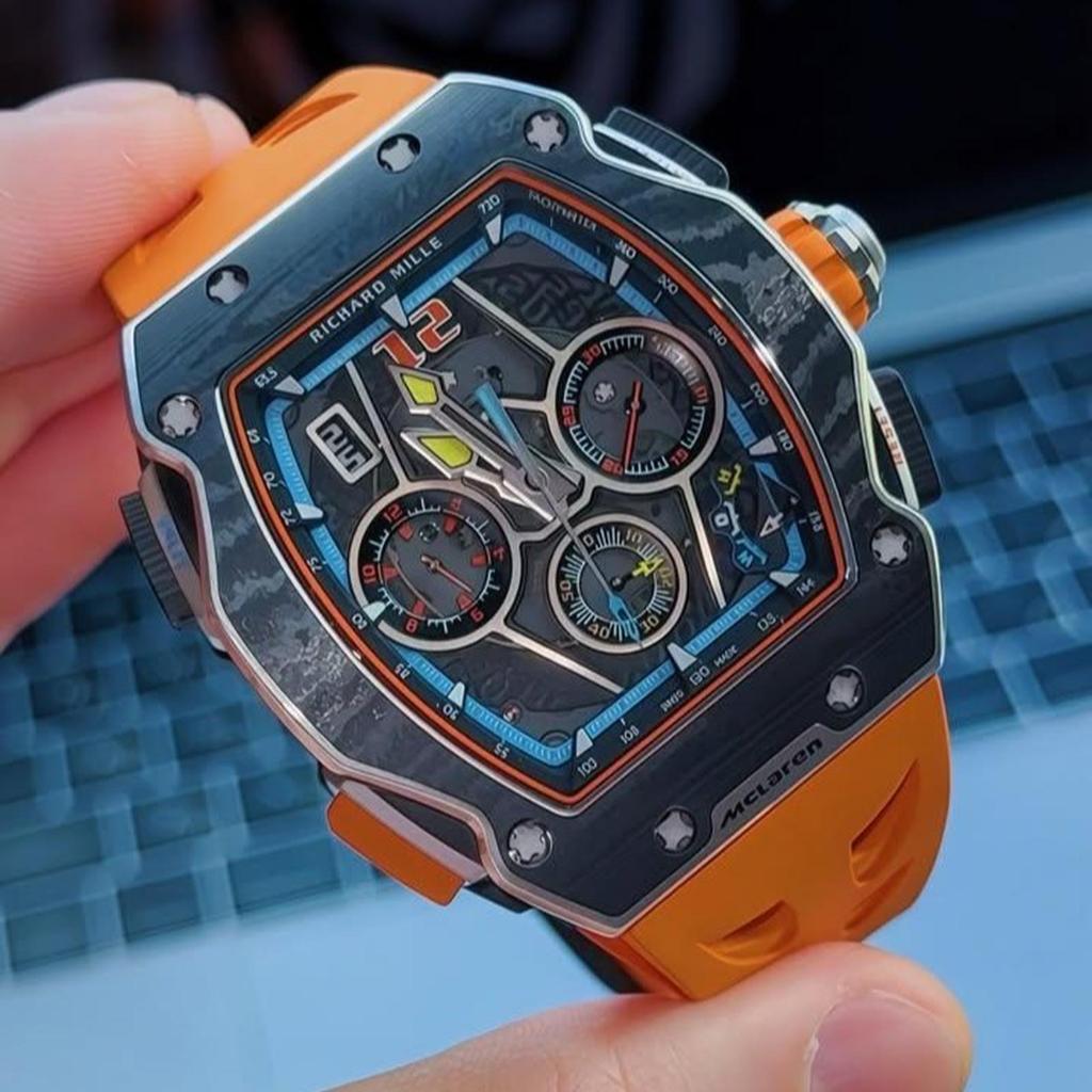 Richard Mille RM65-01 Carbon Case Rubber Black Dial Swiss Automatic Movement