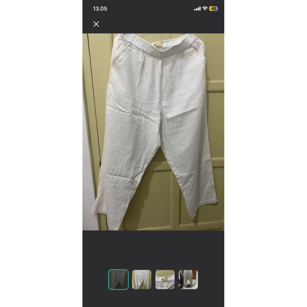 [PRELOVED] Celana Emba Ladies White