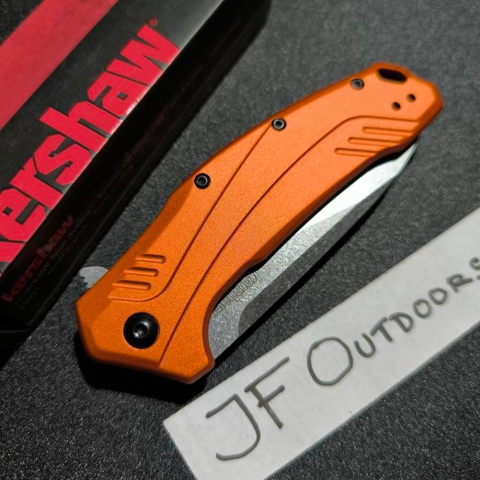 Pisau Edc Outdoor Kershaw Link Orange Edition Co