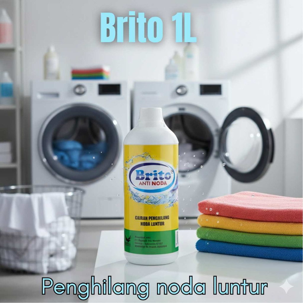 Brito Anti Noda Pakaian Penghilang Noda Luntur Ukuran 1Liter