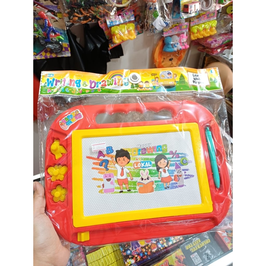 MAINAN EDUKASI PAPAN TULIS SABAK ANAK MAGNET (KTG)