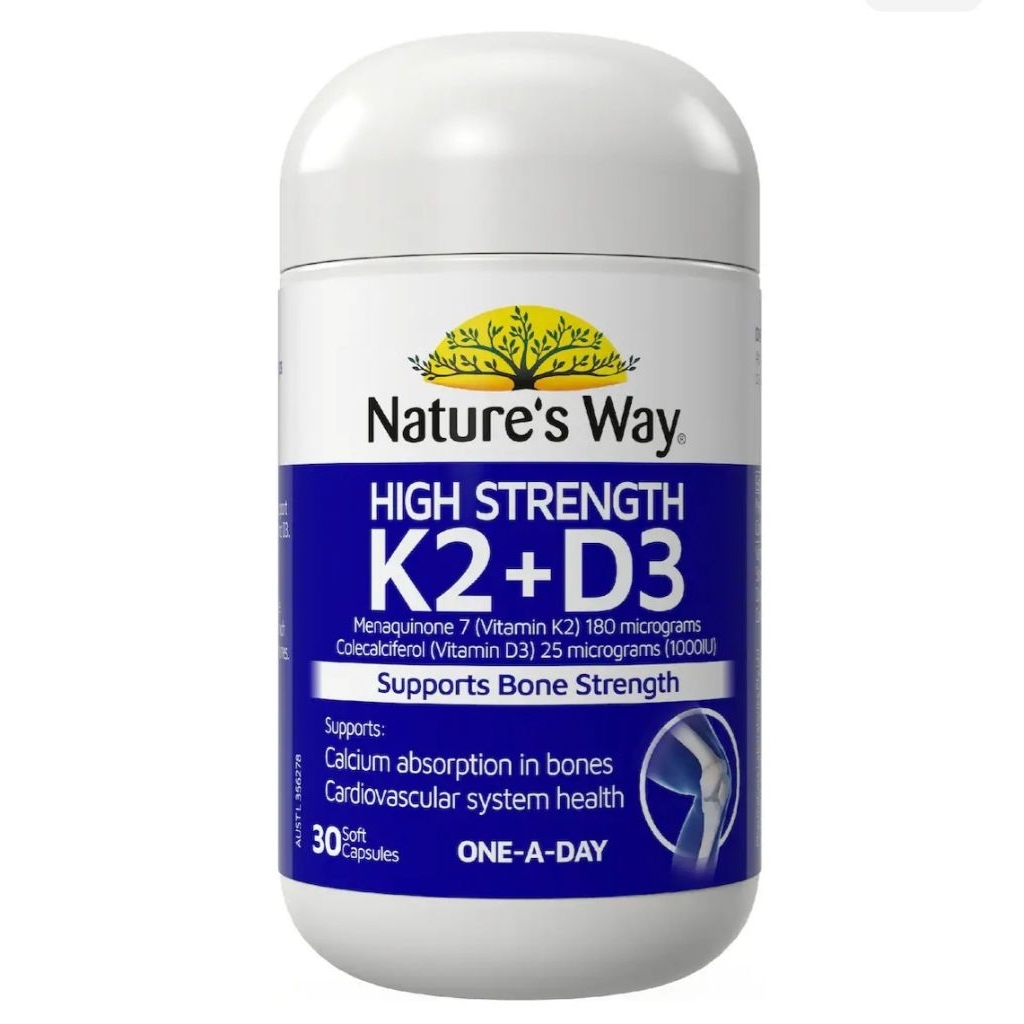 Nature's Way K2+D3 High Strength