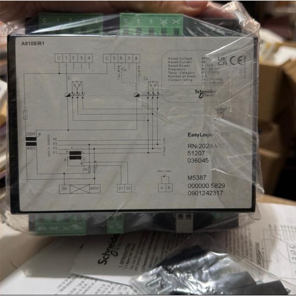 REGULATOR KAPASITOR SCHNEIDER 6 STEP VARLOGIC RT6 51207