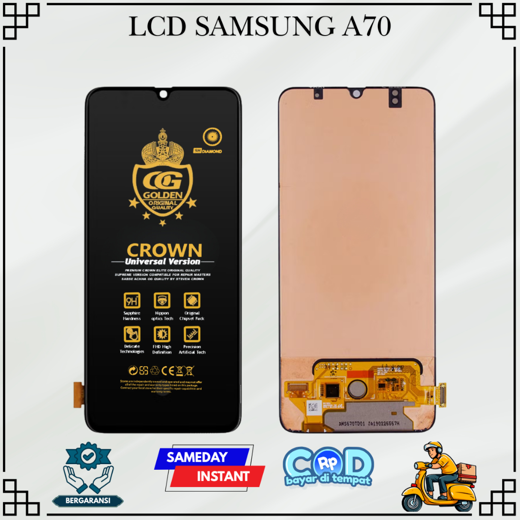 LCD SAMSUNG A70 / SAMSUNG A70 2019 / (SAMSUNG GALAXY A70) TOUCHSCREEN FULLSET COMPLETE ORIGINAL