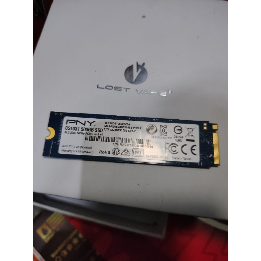 NVME M2 PNY 512GB