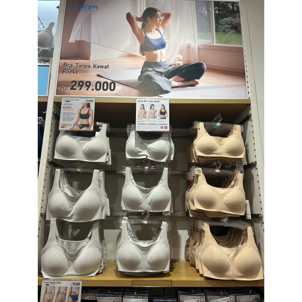 Bra Tanpa Kawat Rileks WOMEN UNIQLO
