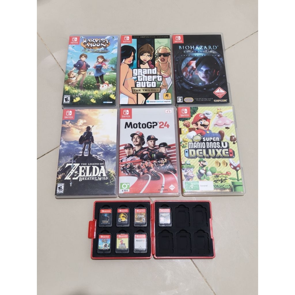 Catridge Kaset Nintendo Switch GTA Switch Sport Harvest Moon