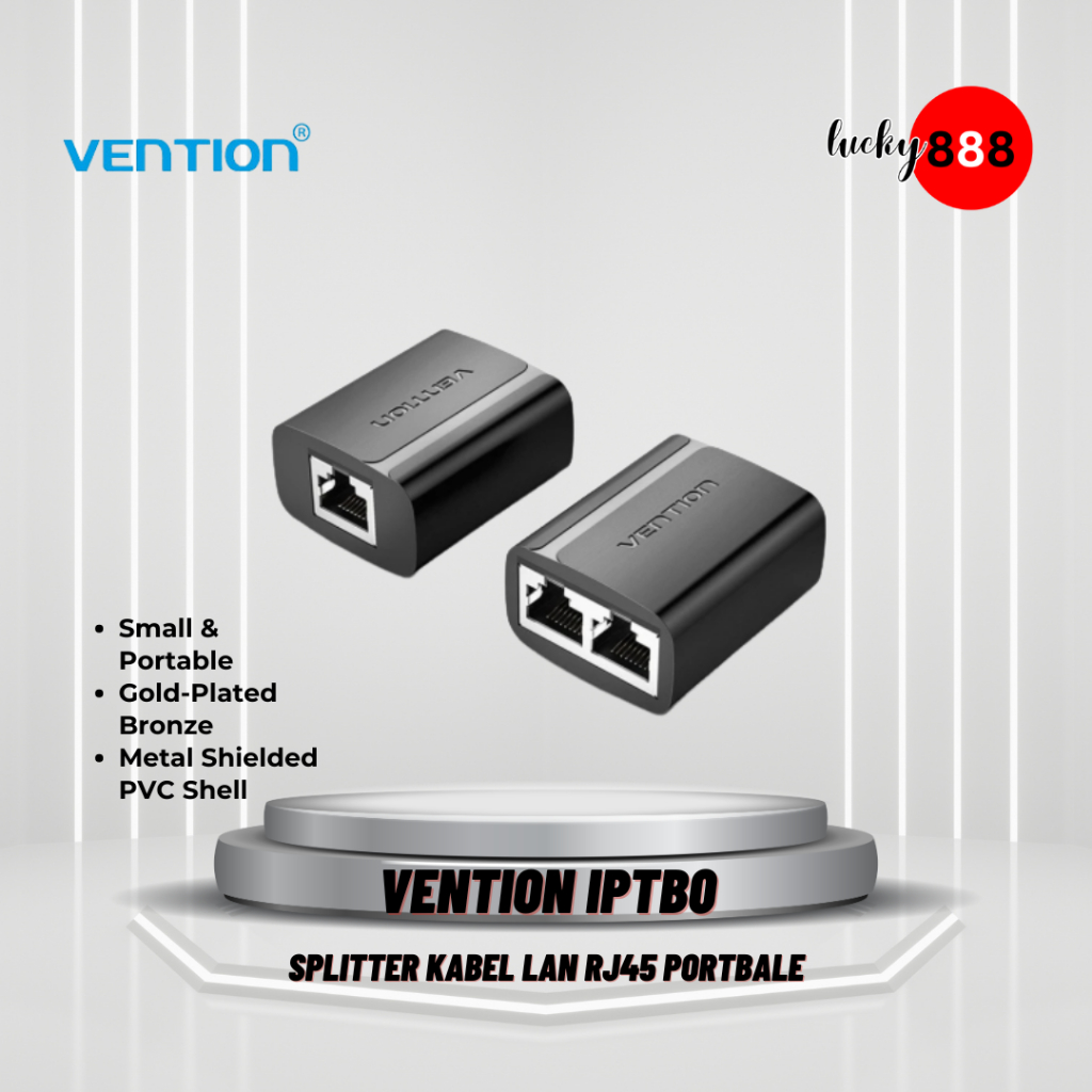 Vention Splitter Kabel LAN Splitter RJ45 Portable 100Mbps - IPT