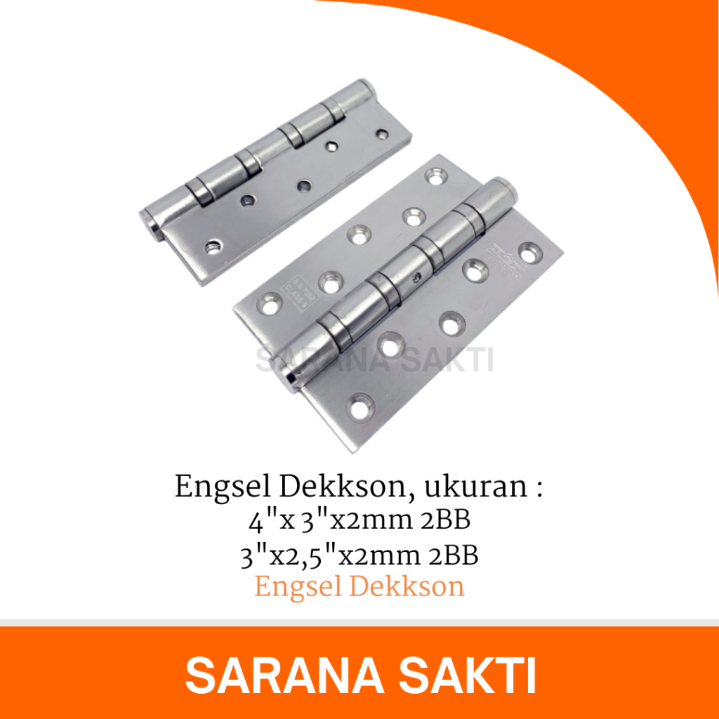 Engsel 3" 4" 2BB Dekkson | Dekson Hinge Engsel Kupu Kupu Butterfly Hinge / Engsel Kupu kupu Engsel P