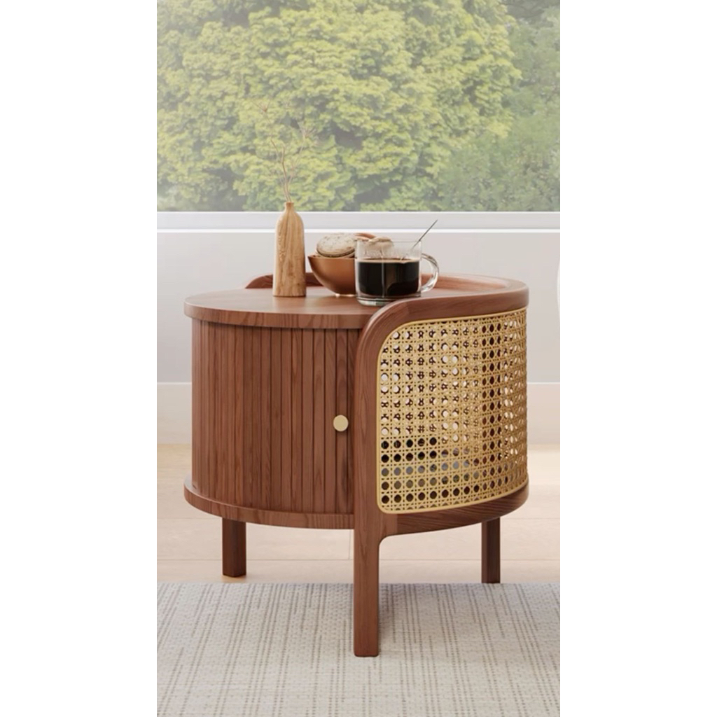 Nakas Rotan Jati Modern Klasik