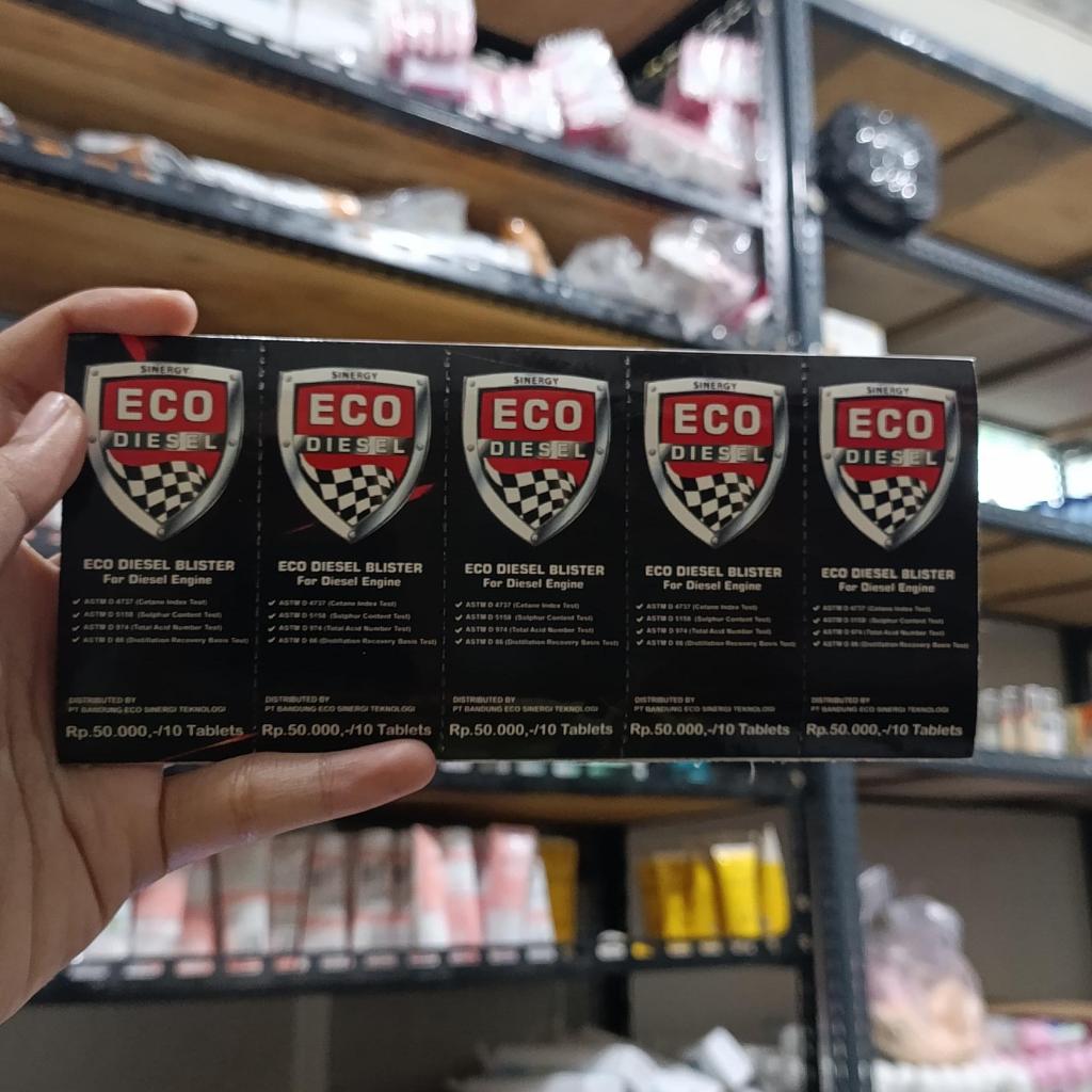 Eco Racing Diesel Blistar isi 50 pil - Pil Penghemat Bahan bakar