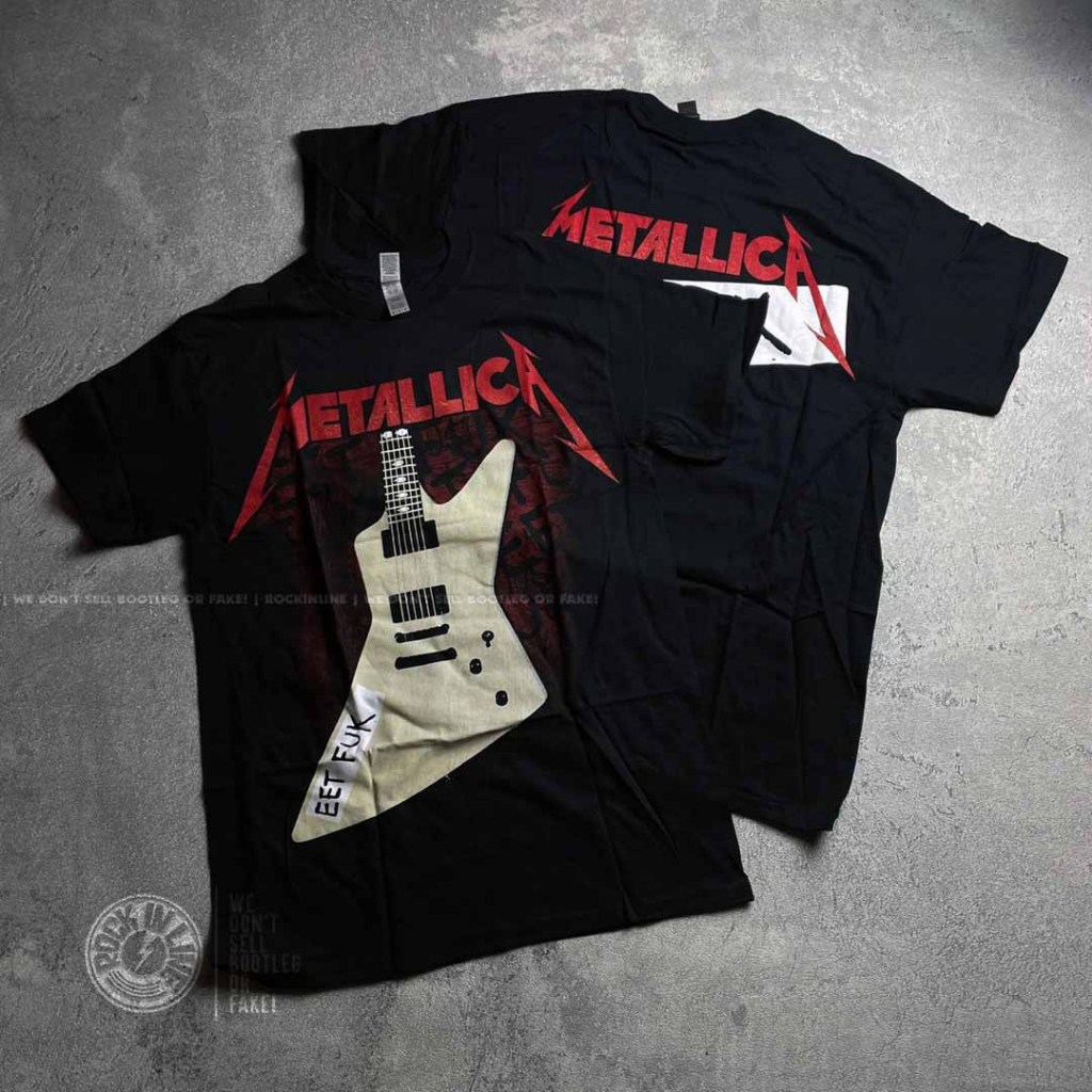 METALLICA - EET FUK (Back Print) Kaos Band Original