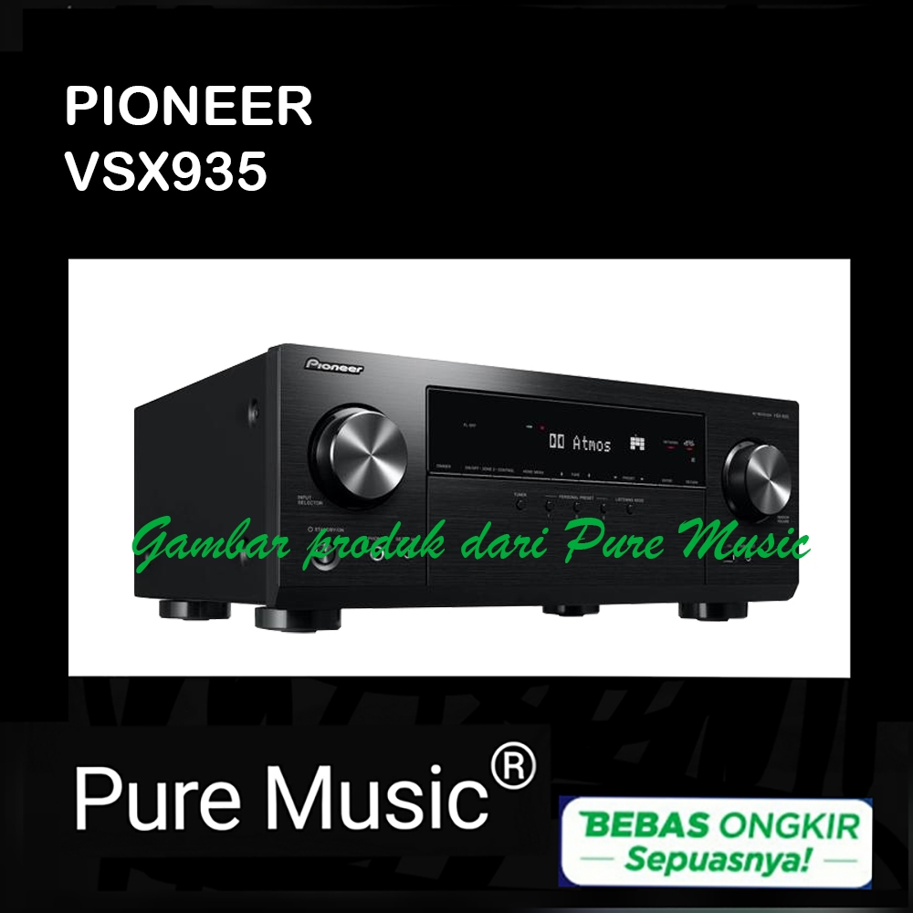 Amplifier Home Theatre Pioneer VSX-935 VSX935 Dolby Atmos Garansi IMS 1 Tahun