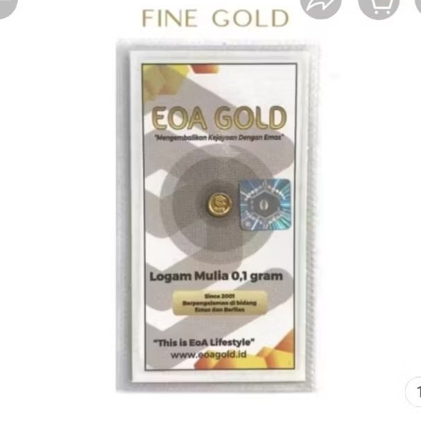emas LM EOA gold 0,1gram