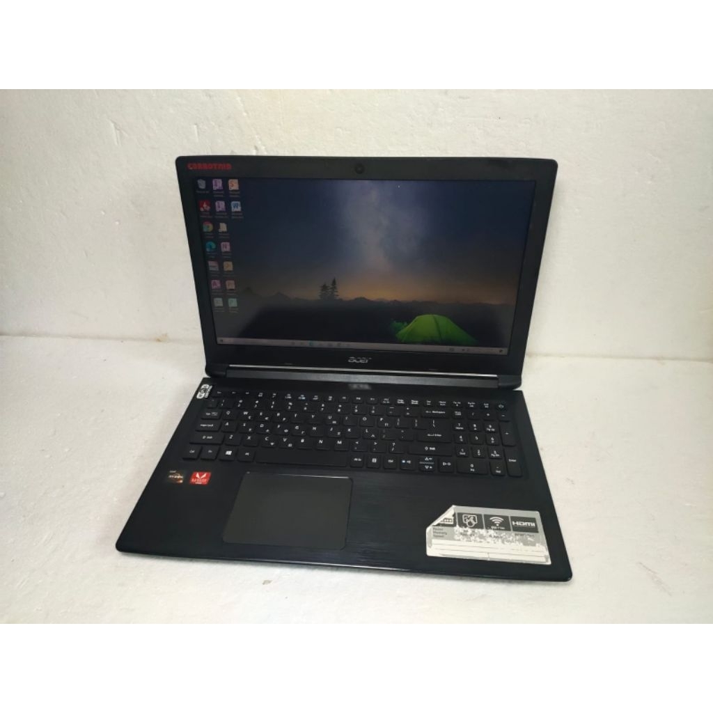 B464 Laptop Acer aspire 3 A315-41 AMD Ryzen 5 Ram 8GB hdd 1TB layar fullhd