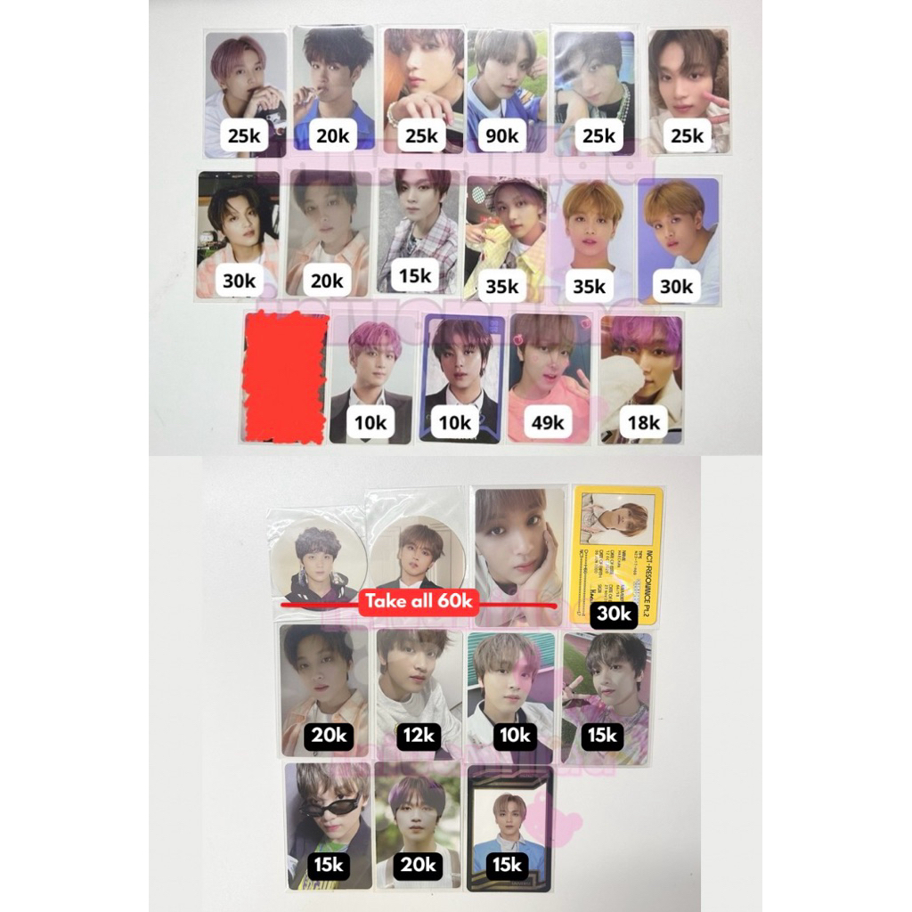 WTS/WTB PC HC HAECHAN NCT DREAM 127 U hc ceker pizza boring chillin’ helfut hot sauce beatbox MD Alb