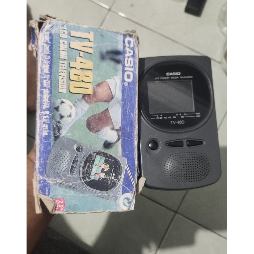 mini tv analog CASIO  TV-480