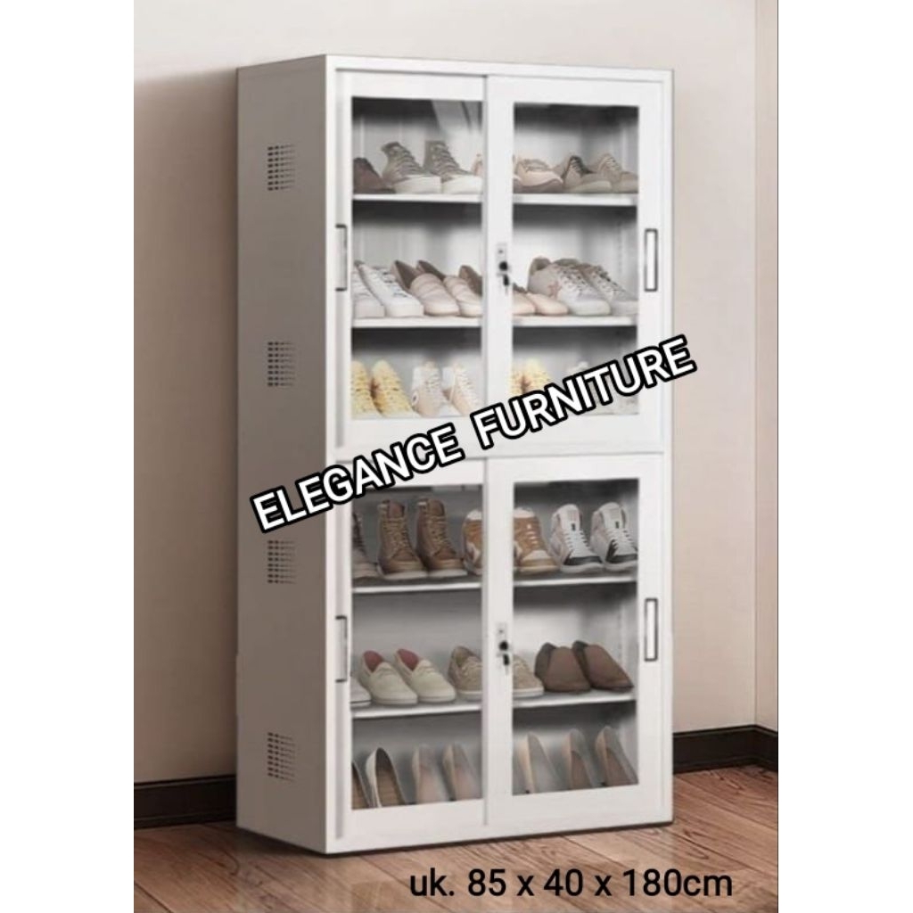 Rak Sepatu Besi / Lemari Sepatu Besi Pekanbaru saja