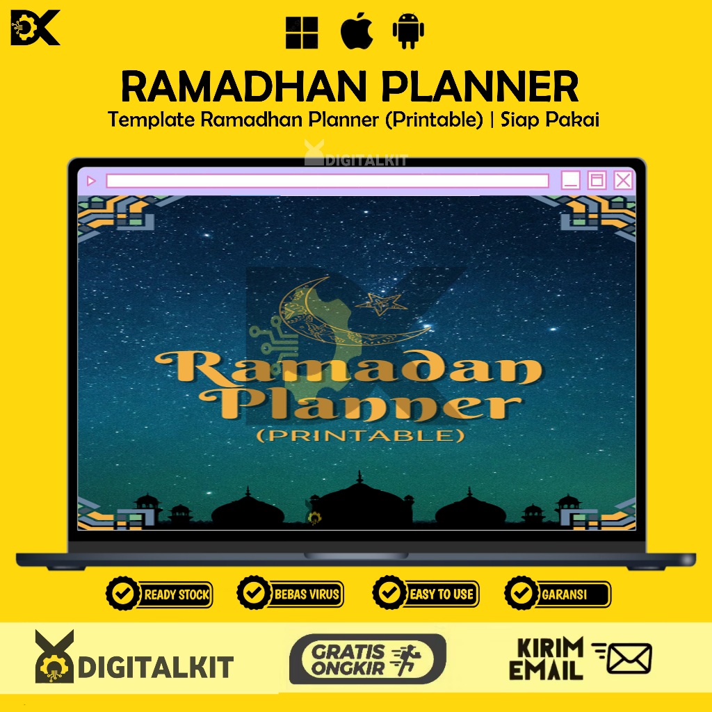 [T0836] RAMADHAN PLANNER (PRINTABLE)