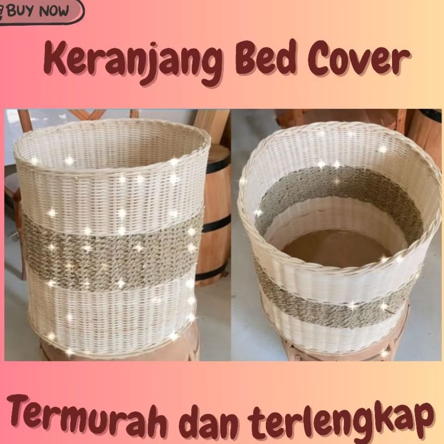 KERANJANG ROTAN BEDCOVER | KERANJANG ROTAN HANTARAN