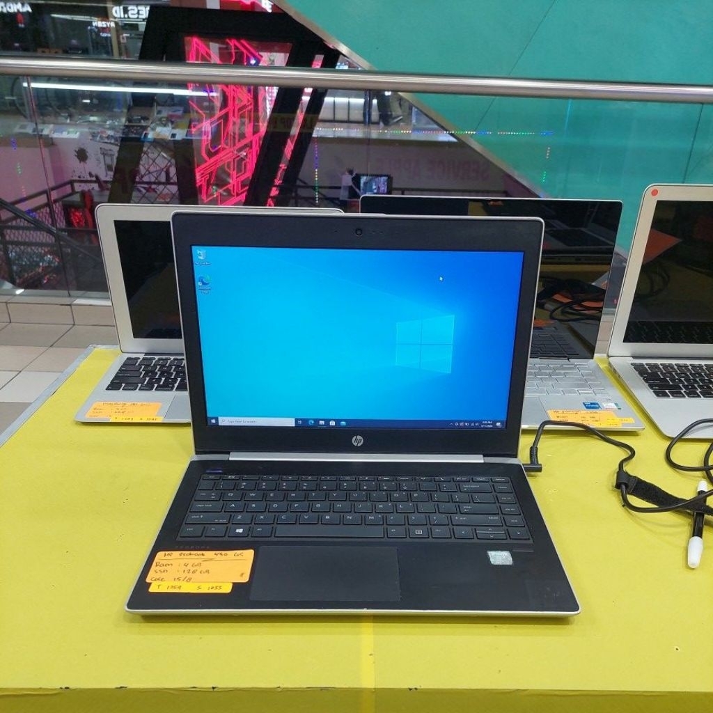 laptop hp probook 430 g5 core i5 8250U ram 4gb ssd 128gb 1255