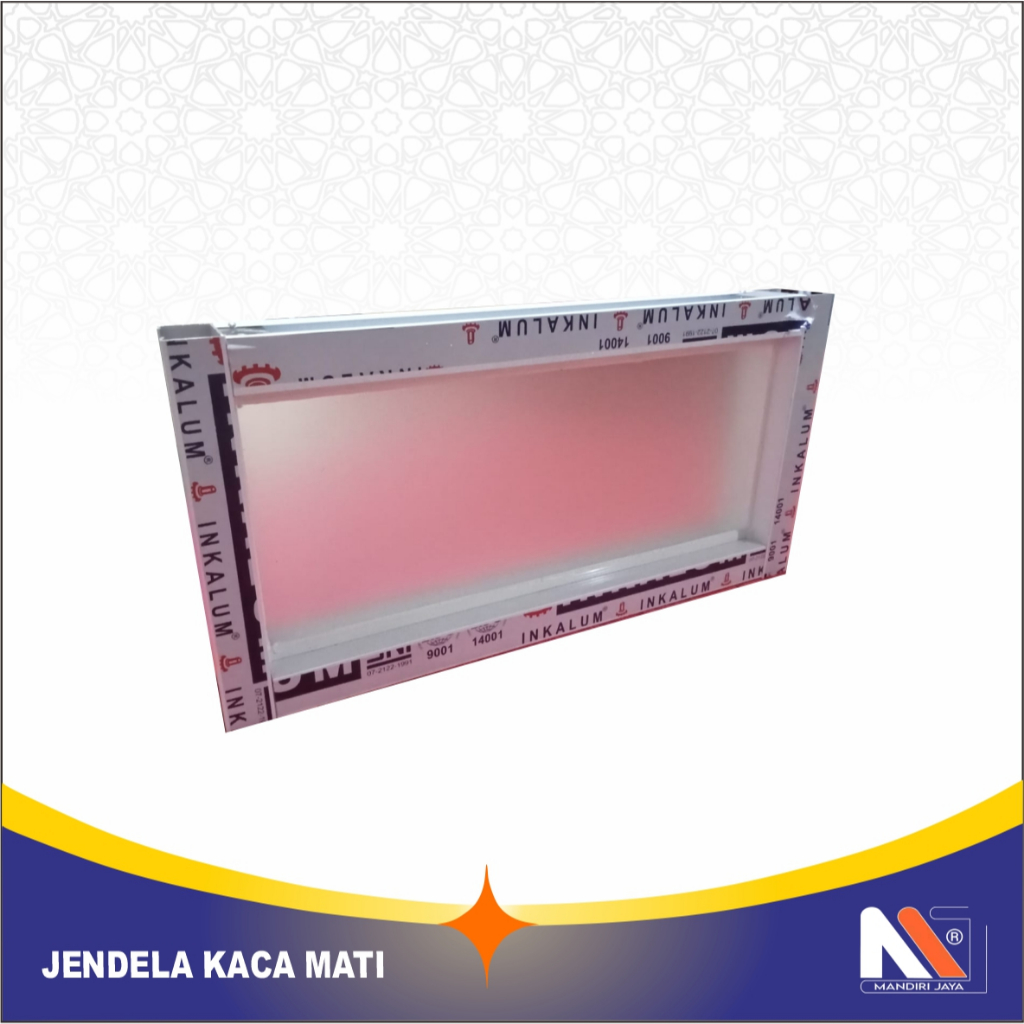 jendela kaca mati alumunium / ready stock siap kirim seluruh indonesia