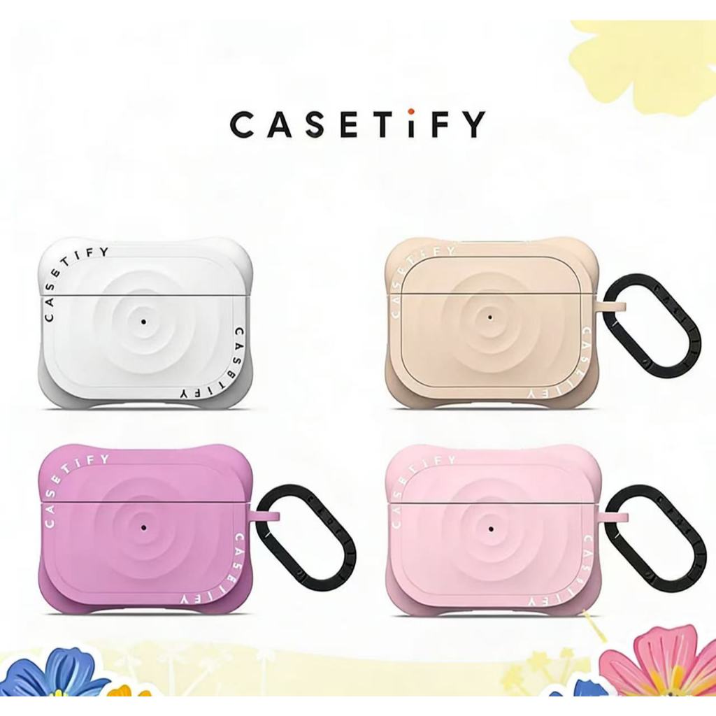 [READY INDONESIA] CASETiFY Essentials Casing Earphone Berbentuk Gelombang untuk AirPods Pro 4