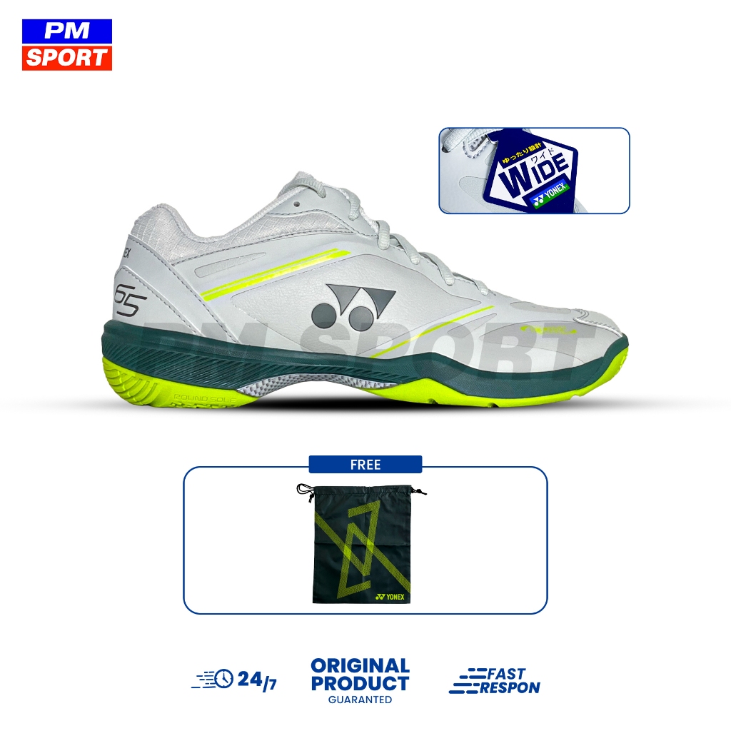 SEPATU BADMINTON YONEX SHB 65 VA WIDE SHB65 POWER CUSHION SHBVAWEX ORIGINAL