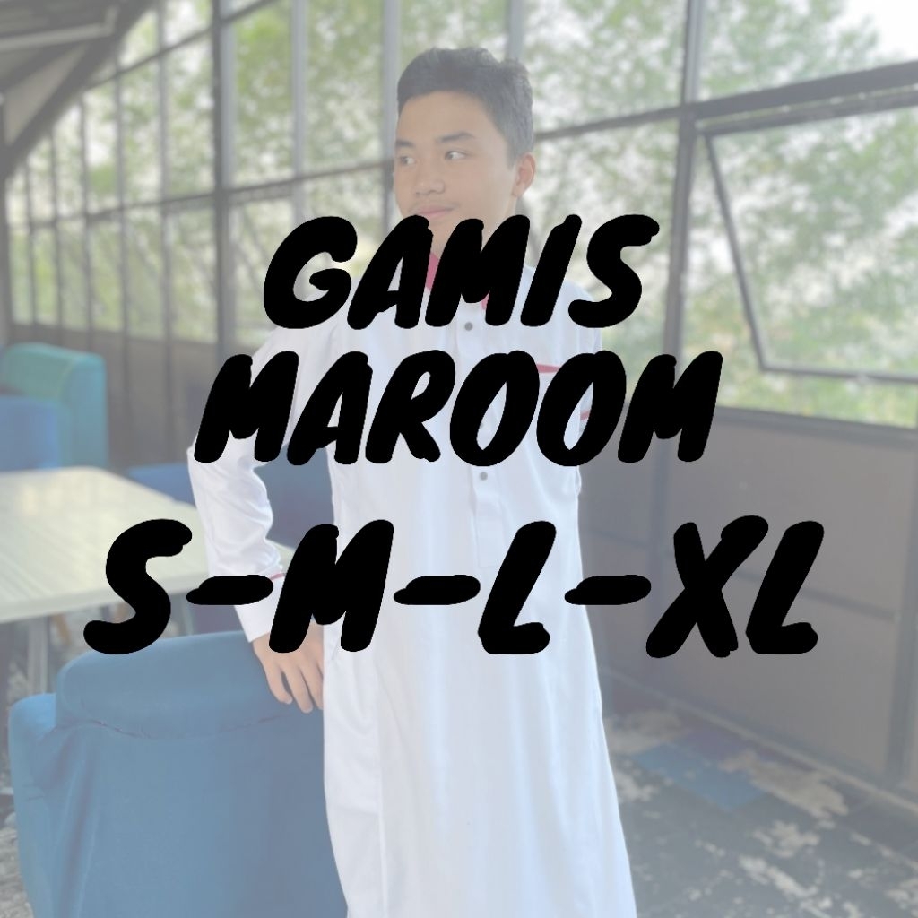 Jubah Premium Maroom / Jubah Pria Dewasa / Jubah Gamis