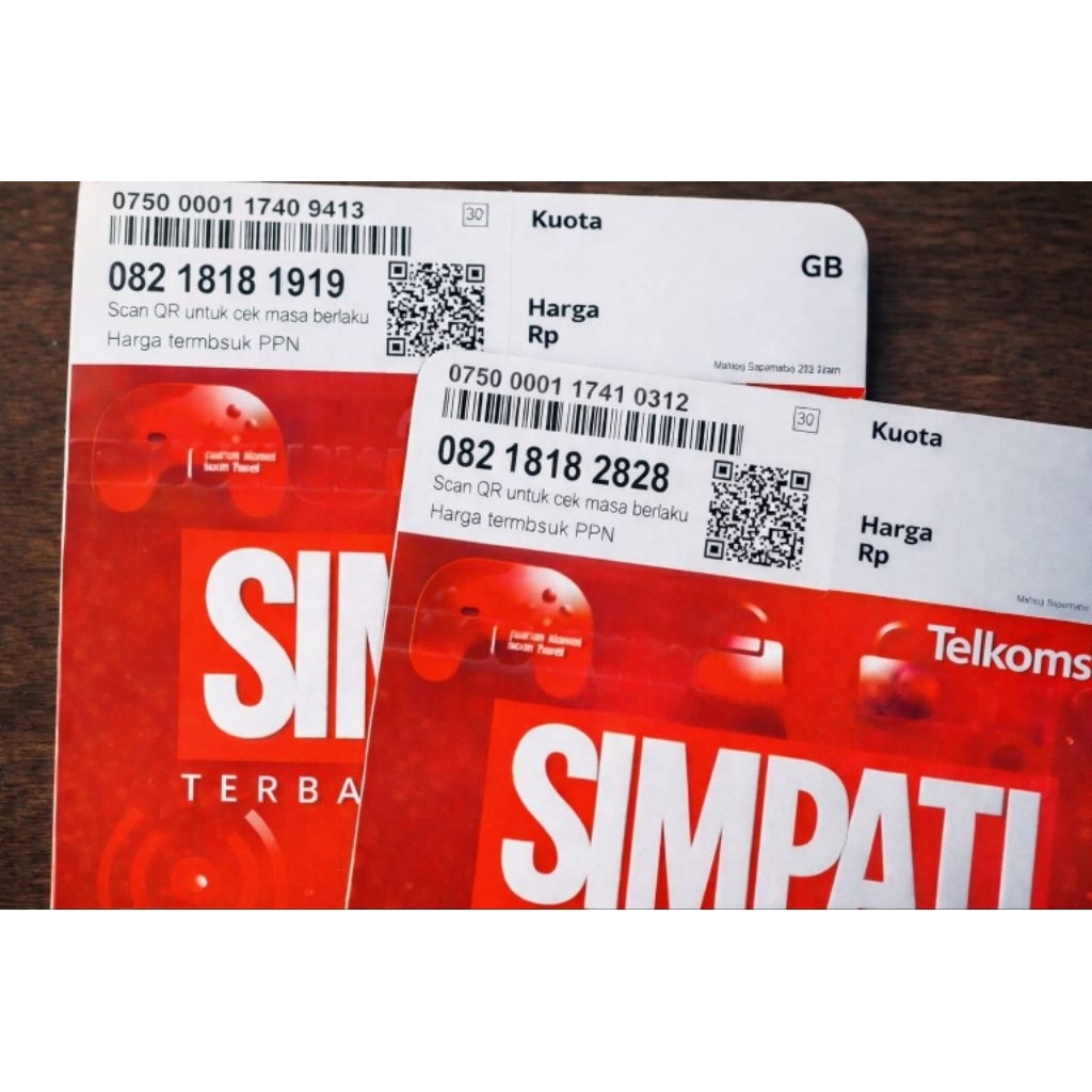 Nomor cantik simpati 11 DIGIT HOKI seri 18181919